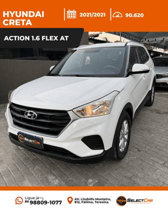 HYUNDAI CRETA 1.6 16V FLEX ACTION AUTOMÁTICO HYUNDAI CRETA 1.6 16V FLEX ACTION AUTOMÁTICO